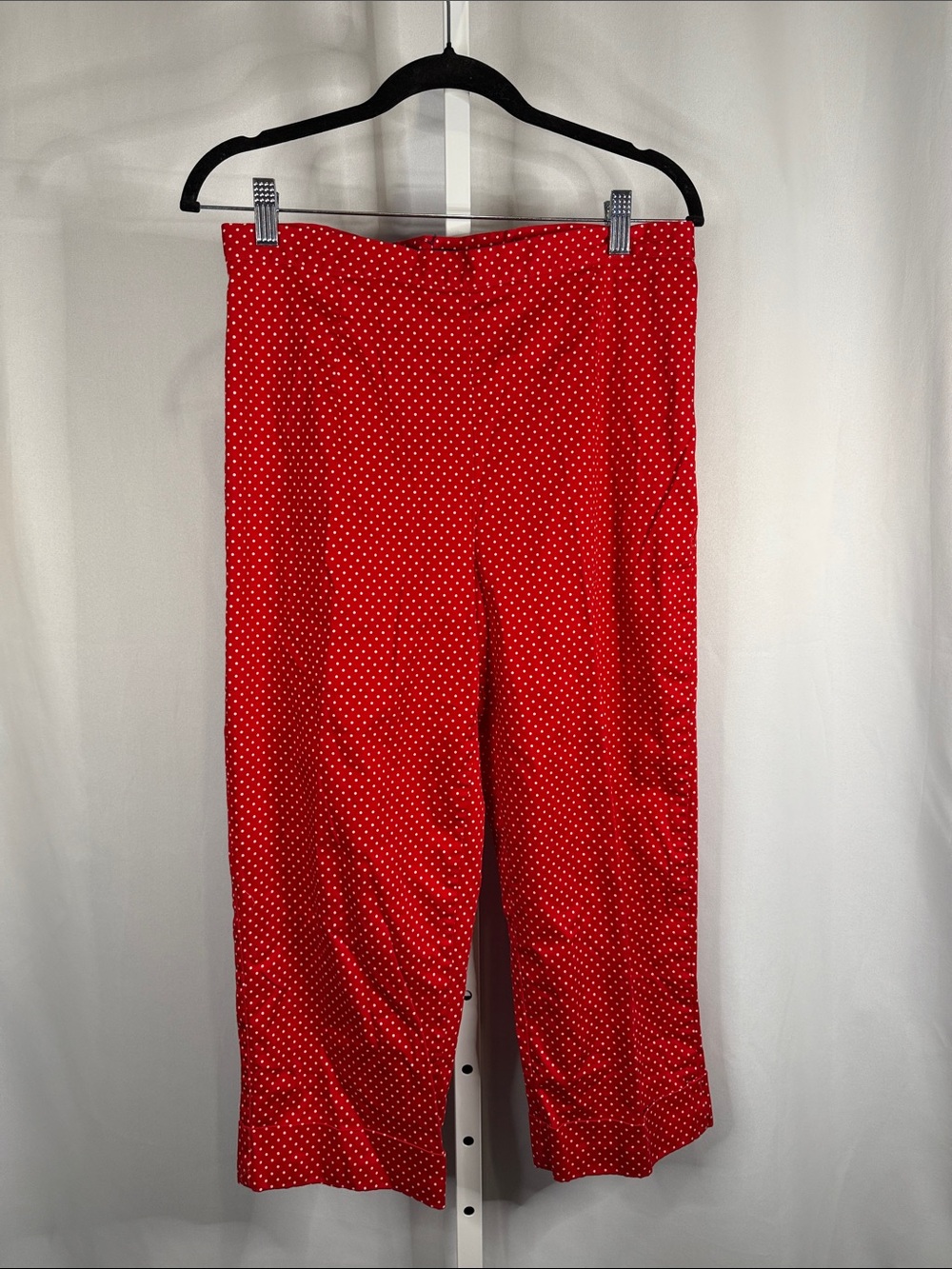 bill blass Red Polka Dot Capris
